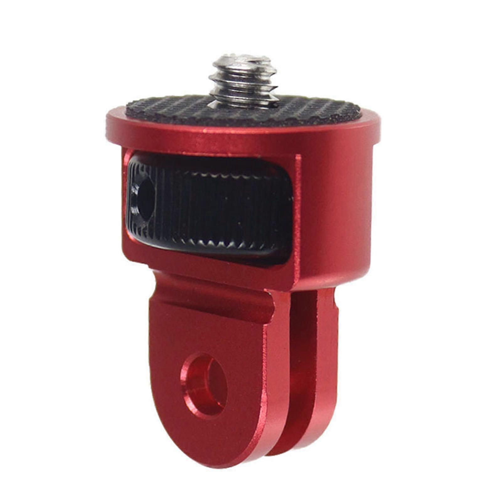 Aluminum Alloy 1/4 inch Screw Tripod Adapter 360 Rotating Mount For Go Pro 10