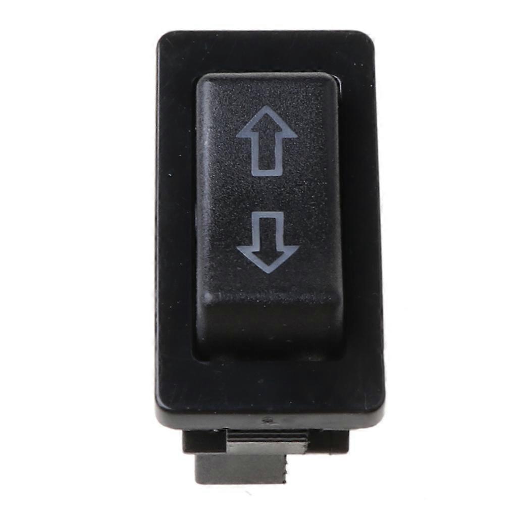Universal 12V 20A Car Black Plastic Power Window Control Switch Button 5 Pins
