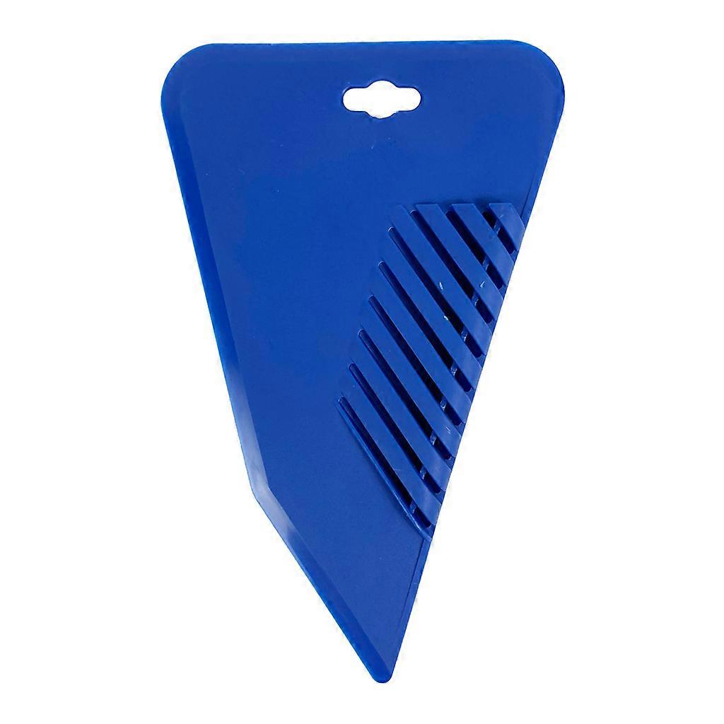 DIY Plastic Handle Blue Wallpaper Scraper Polygon Pressing Hand Tools for Wall