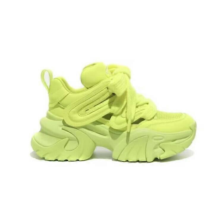 Dikke zool veterschoenen voor dames