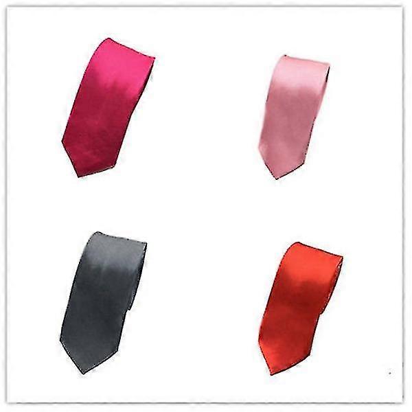 UZSUZZ Cravatte Da Uomo, Classiche Cravatte Da Uomo In Raso Tinta Unita, Cravatte Premium In Tinta Unita, Cravatte Formali Da Uomo, Matrimonio, Festa, Affari, Lavoro, Ballo Di Fine Anno, Celebrazione