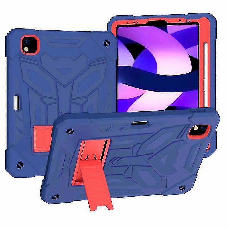 For Ipad Pro 11 2018/2020/2021 Bumblebee Silicone+pc Shockproof Tablet Case With Holder(navy Blue)