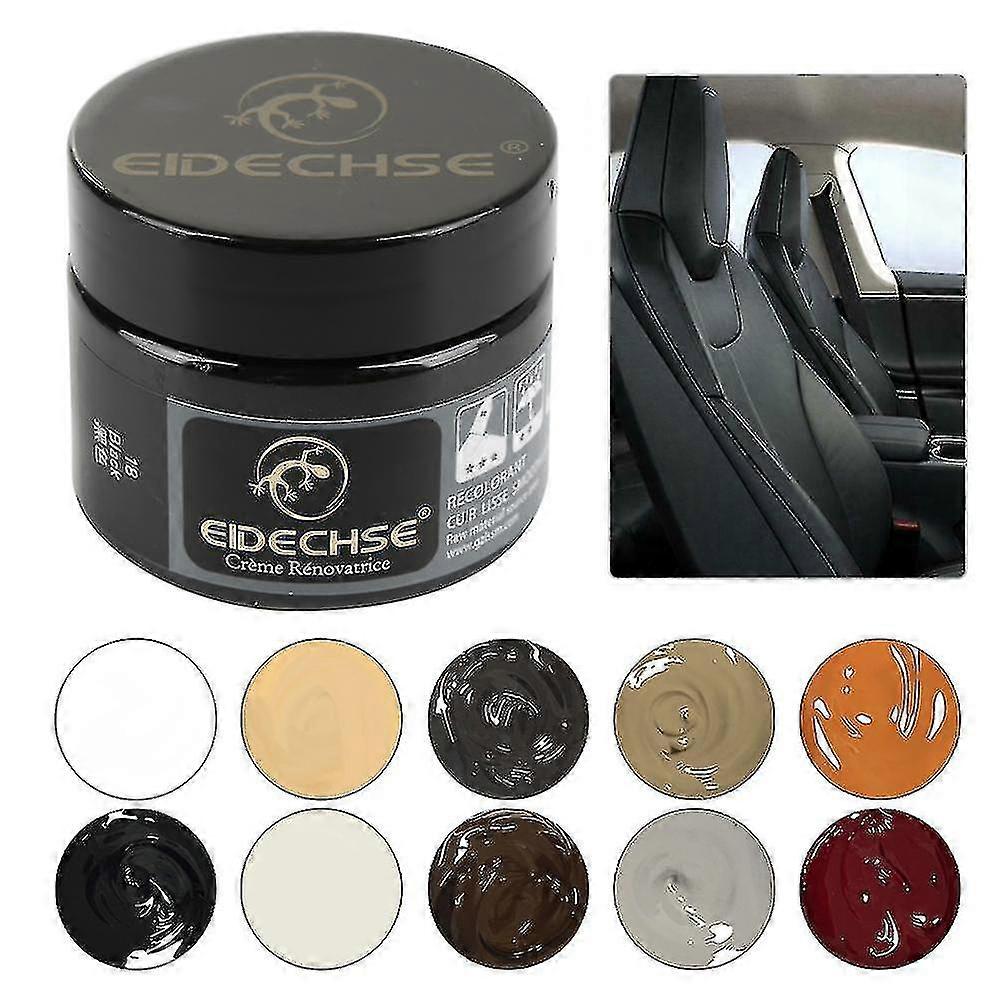 50ml Billäder Reparation Gel Biltvätt Säten Soffa Scratch Rips Tares Kompletterande reparation Färgrenovering Cream Läderfärg