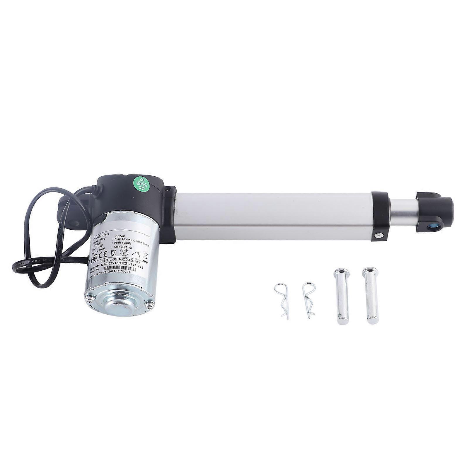DC 24V 150mm Stroke Linear Actuator Maximum Load 4000N Heavy Duty Weather Resistant for Electric Sofa Massage Chair