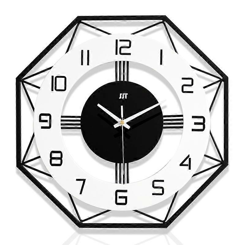 Simple Wall Clock, Home Decoration Clock, Fashionable and Creative Clock Metal shell