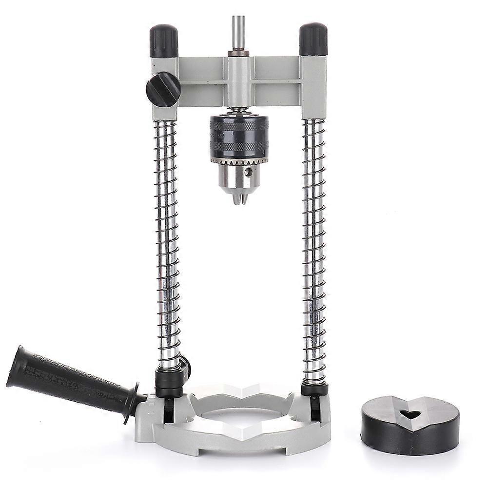 Multifunctional Drill Stand 45-90 Adjustable Angle Drill Guide Attachment with Chuck Drill Stand
