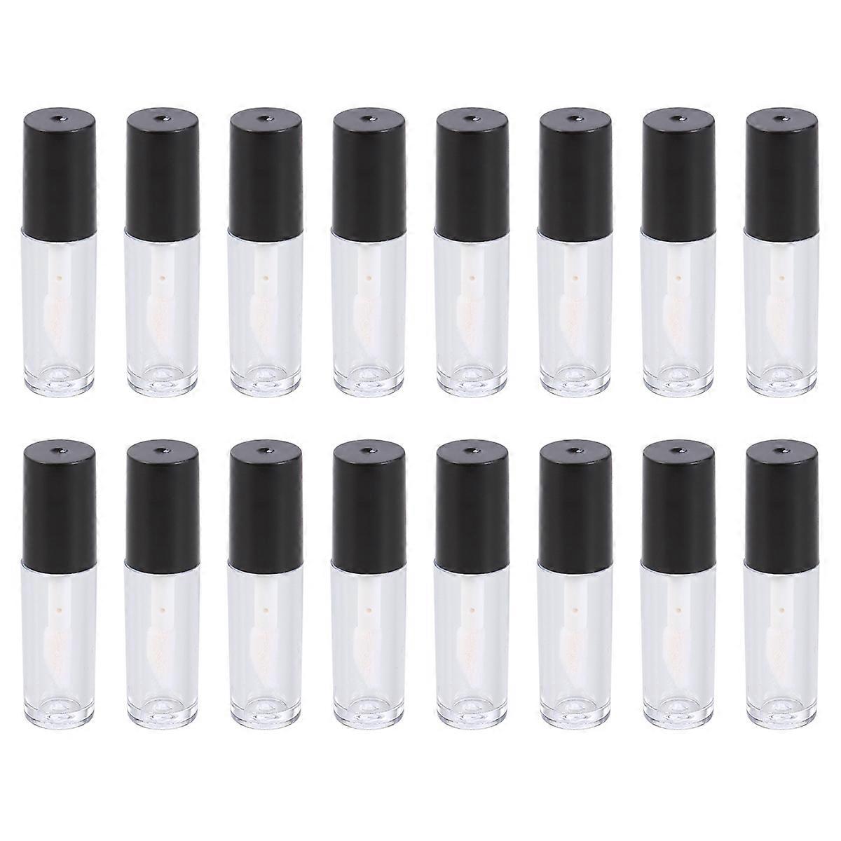 16pcs Mini Portable Empty Lip Gloss Tube Plastic Bottles Containers Wand Bottles