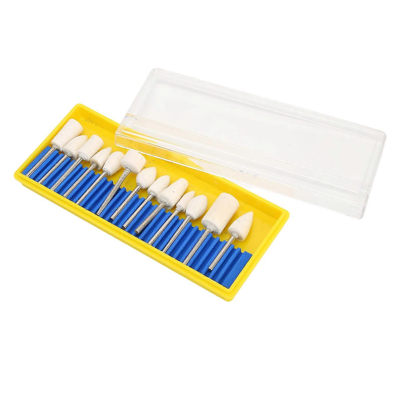 13 قطعة تلميع نتوءات بت سبائك تلميع تلميع عجلات مجموعة لمشاهدة زجاج المجوهرات