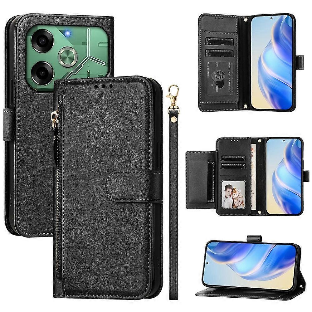 Wallet PU Case For Tecno Pova 6 4G