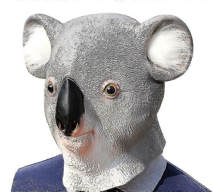 ハロウィンマスクカーニバル仮面舞踏会動物のヘッドギアコアラヘッドマスク高品質