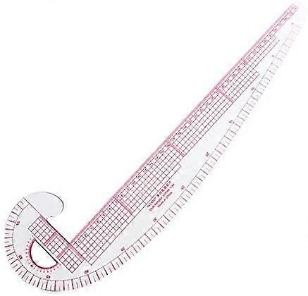 Multifunktion 6501 Kunststoff Französisch Kurve Nähen Lineal Maß Schneider Lineal Herstellung Kleidung 360 Grad Biegen Lineal Werkzeuge Transparent