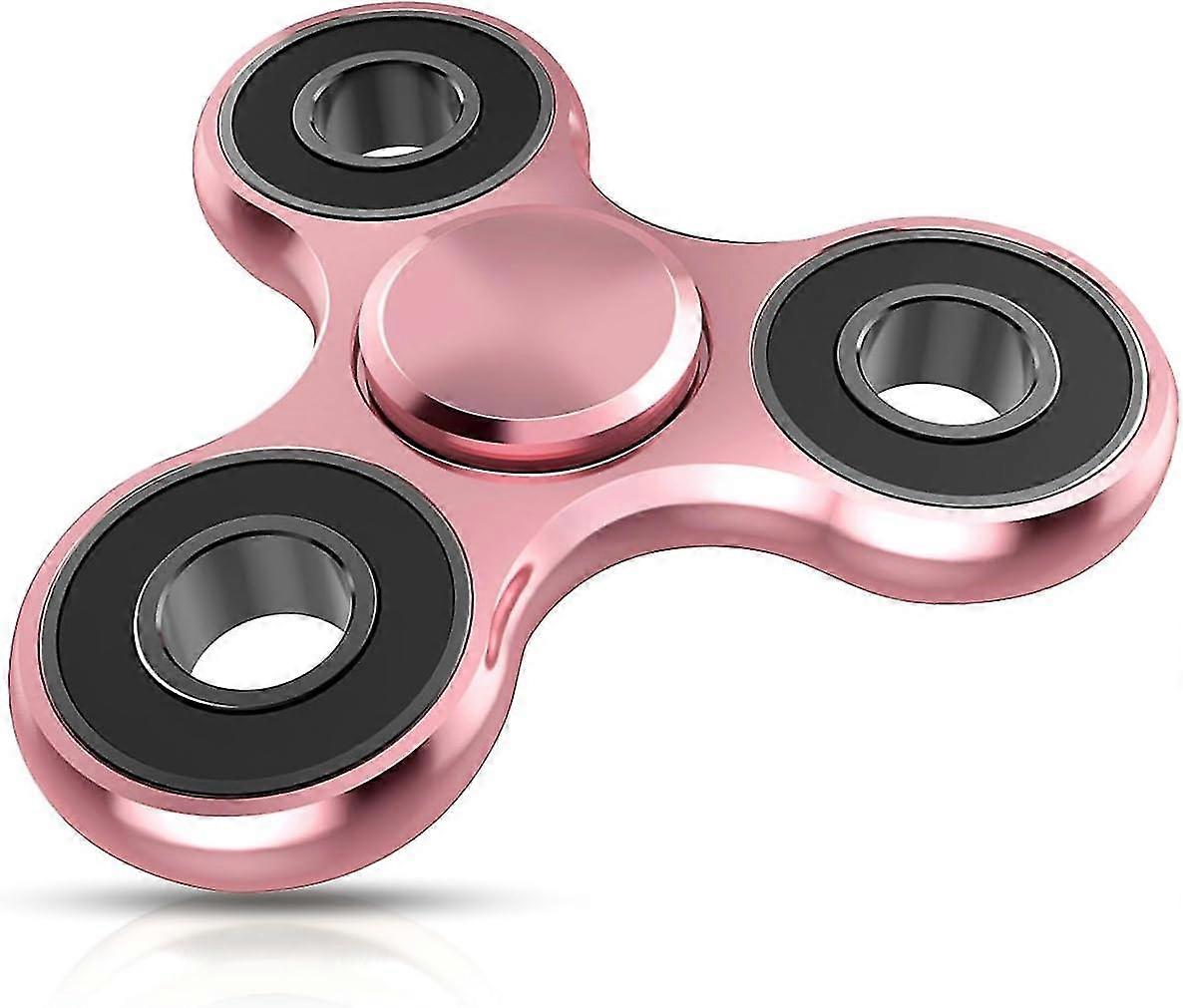 Fidget Spinner Leksak Ultra Hållbart Rostfritt Stål Lager Hög Hastighet 2-5 Min Snurrar Precision Metall Material Hand Spinner Edc Adhd Fokus