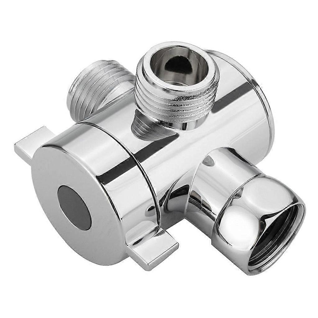  Durable 3-Way Shower Adapter, Plastic Shower Arm Diverter Adapter for Bathroom