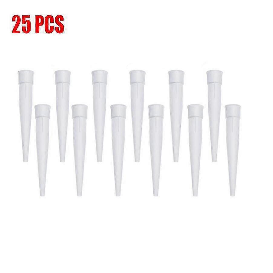 25 Pack Spare Nozzles For Silicone Sealant Adhesive Caulk Jaysuing Invisible Waterproof Agent Silicone Scraper Caulking Grouting