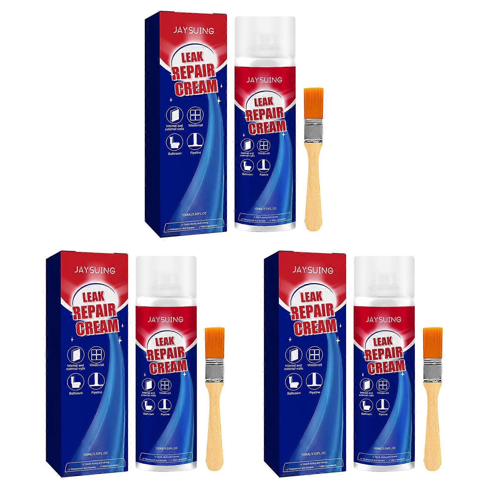 Leaks Repair Waterproof Sealant Spray Multifunctional Fix Peeling Cracks Paste with Brush for Bathroom Kitchen