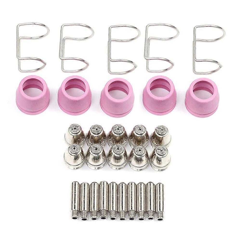 SG55 AG60 WSD60 Consumables KIT Electrodes Sheild Cups TIPS Spacer Guide Plasma Cutter Welder Torch 34PK Multiple Combination
