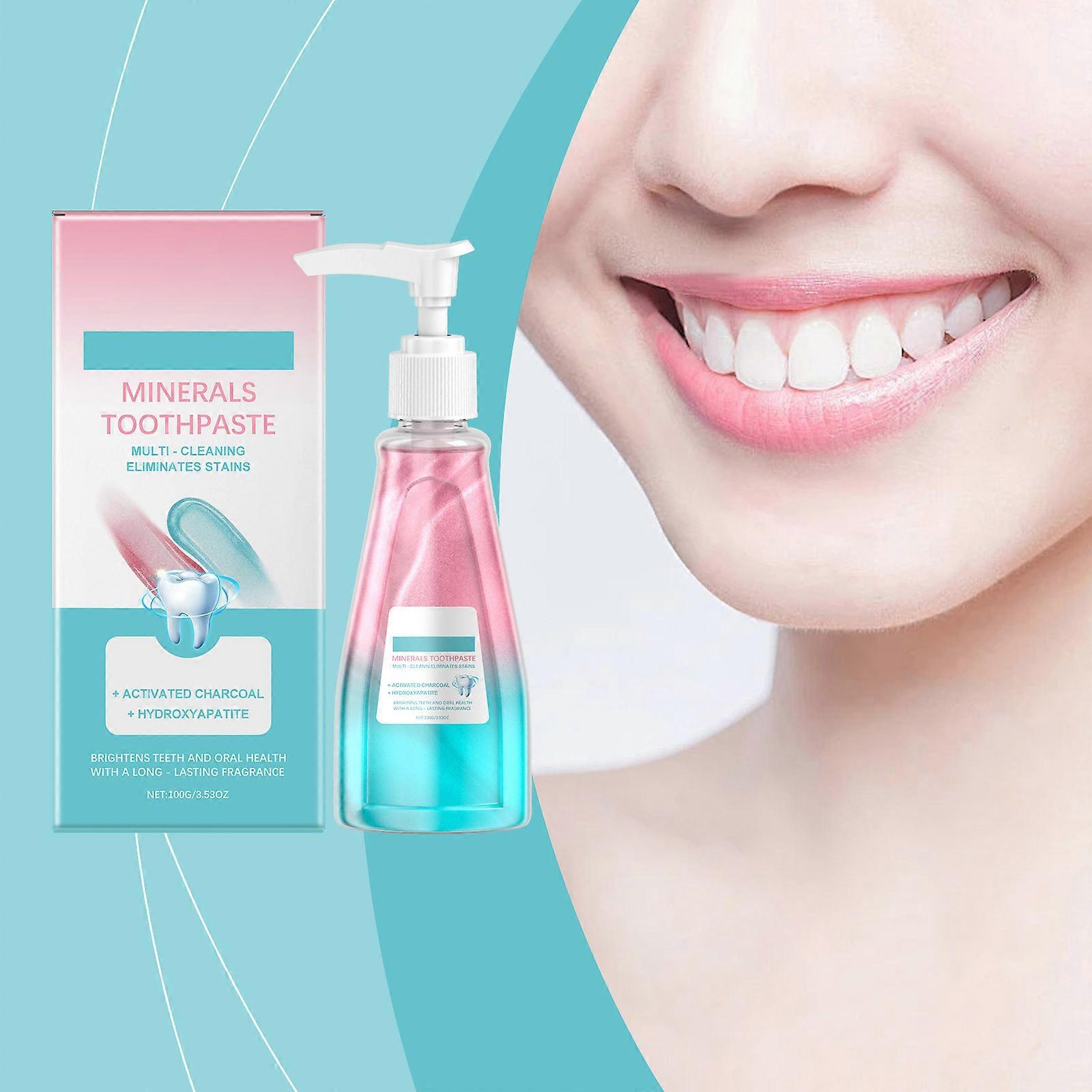 Removing Stains Whitening Toothpaste Clean Mouth Cool And Refreshing Fully Foam Brightening White Prevents Stains Protects Gums 100g
