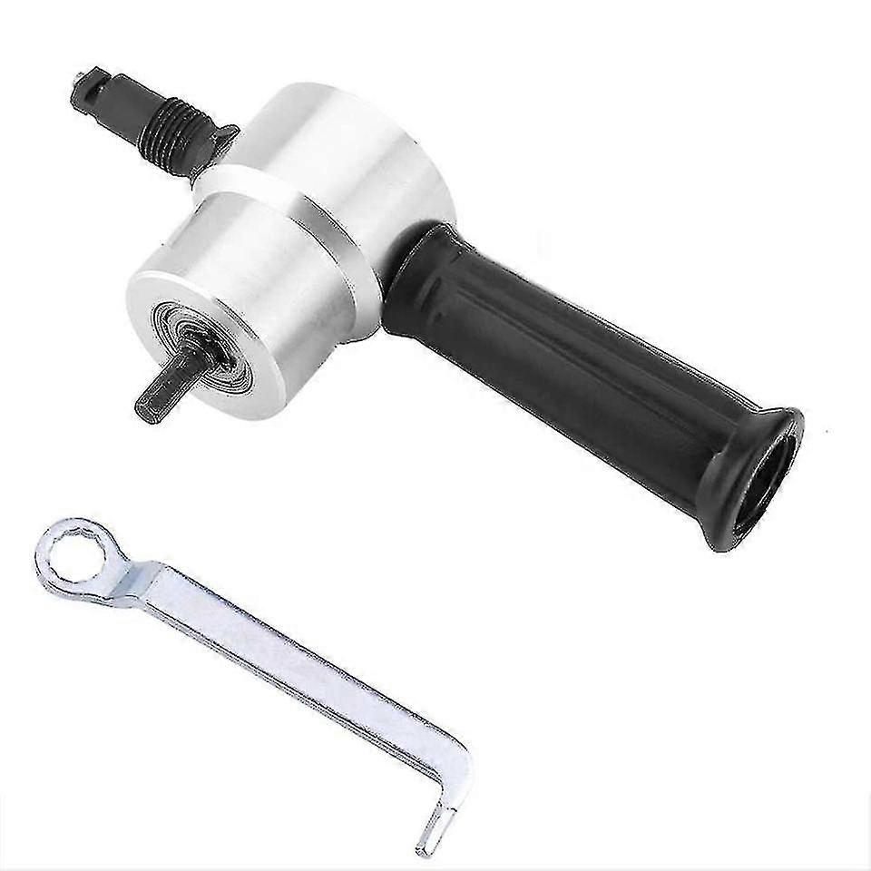 Metallkutter med dobbelt hode Elektrisk boreutstyr Nibbler Bærbar kutterverktøy Metallskjæremaskiner