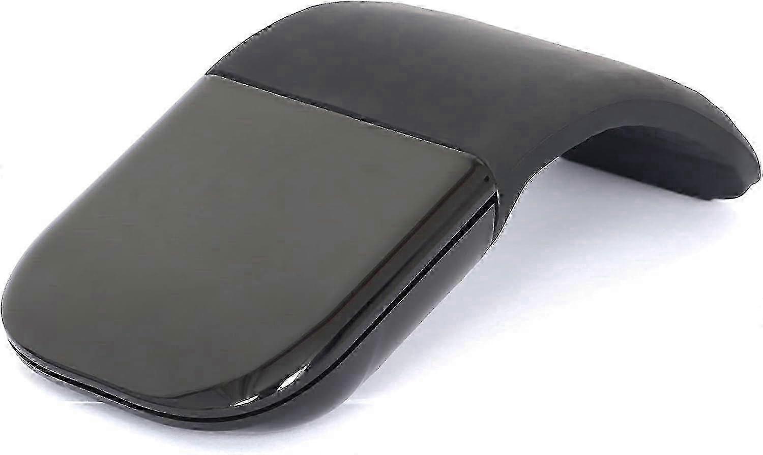 Bluetooth Arc Touch Mouse,Wireless Foldable Mouse Without Receiver,for Notebook Laptop Tablet(Black)