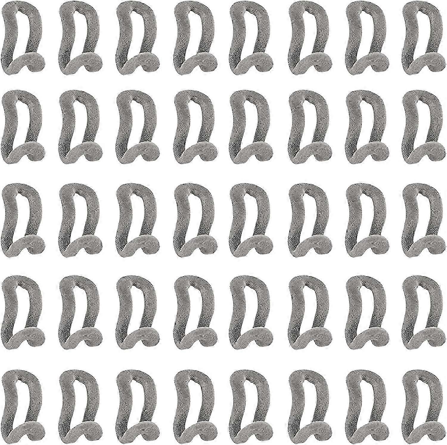 40 Pcs Mini Flocking Hooks, Non-Slip Flocking Connector Hooks (Grey)