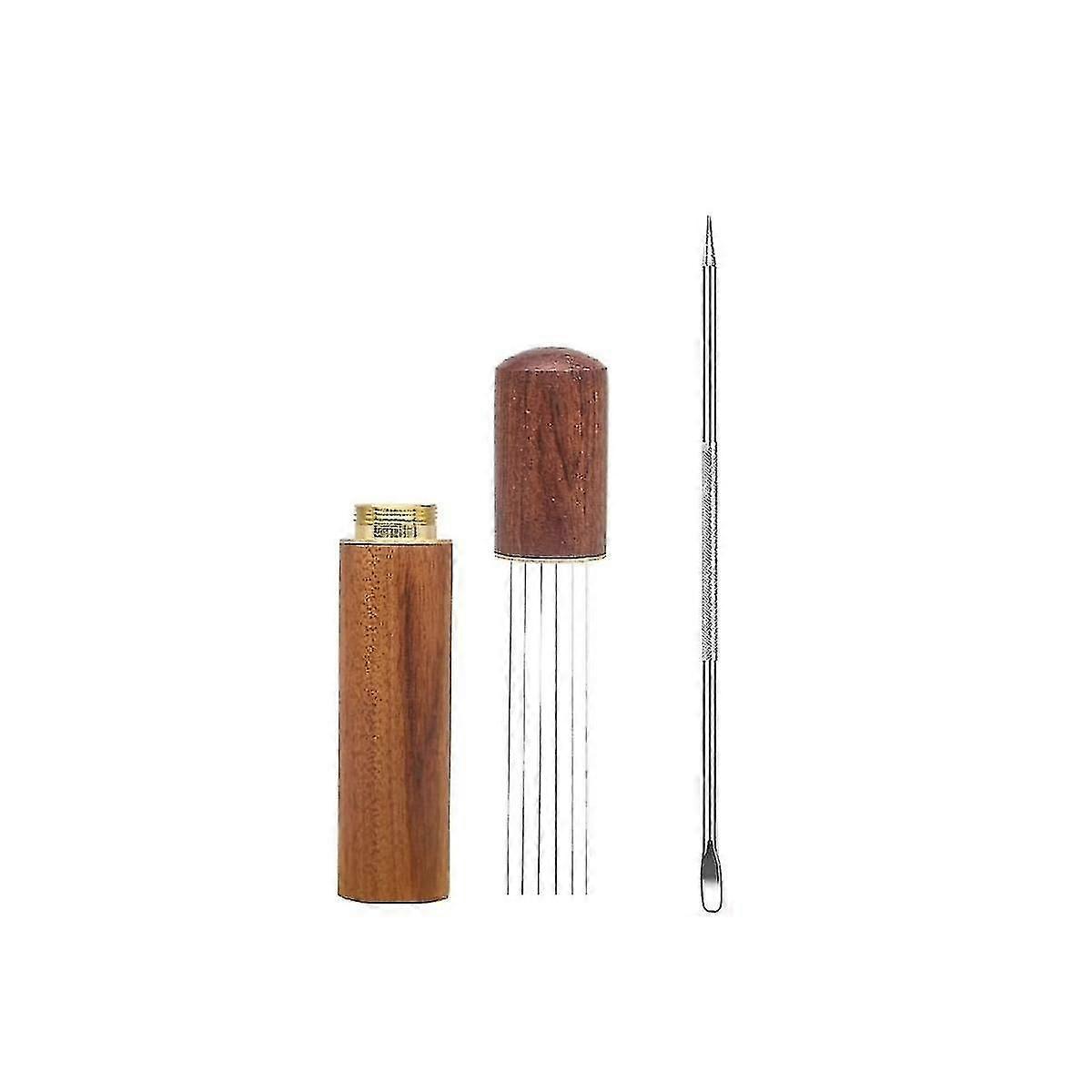 Espresso Distribution Stirrer Tool, 6 Needles Espresso Coffee Stirrer Espresso Needle Distributor W