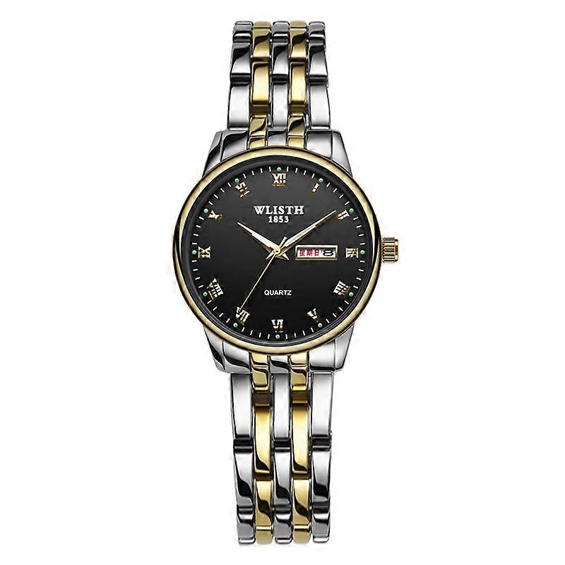 Type H WLISTH Q359 Luminous Bracelet Calendar Date Week Display Quartz Watch