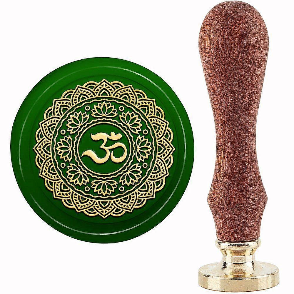 Brass Wax Seal Stamp with Handle for DIY Scrapbooking Other Pattern 3.5x1.18 inch(8.9x3cm)