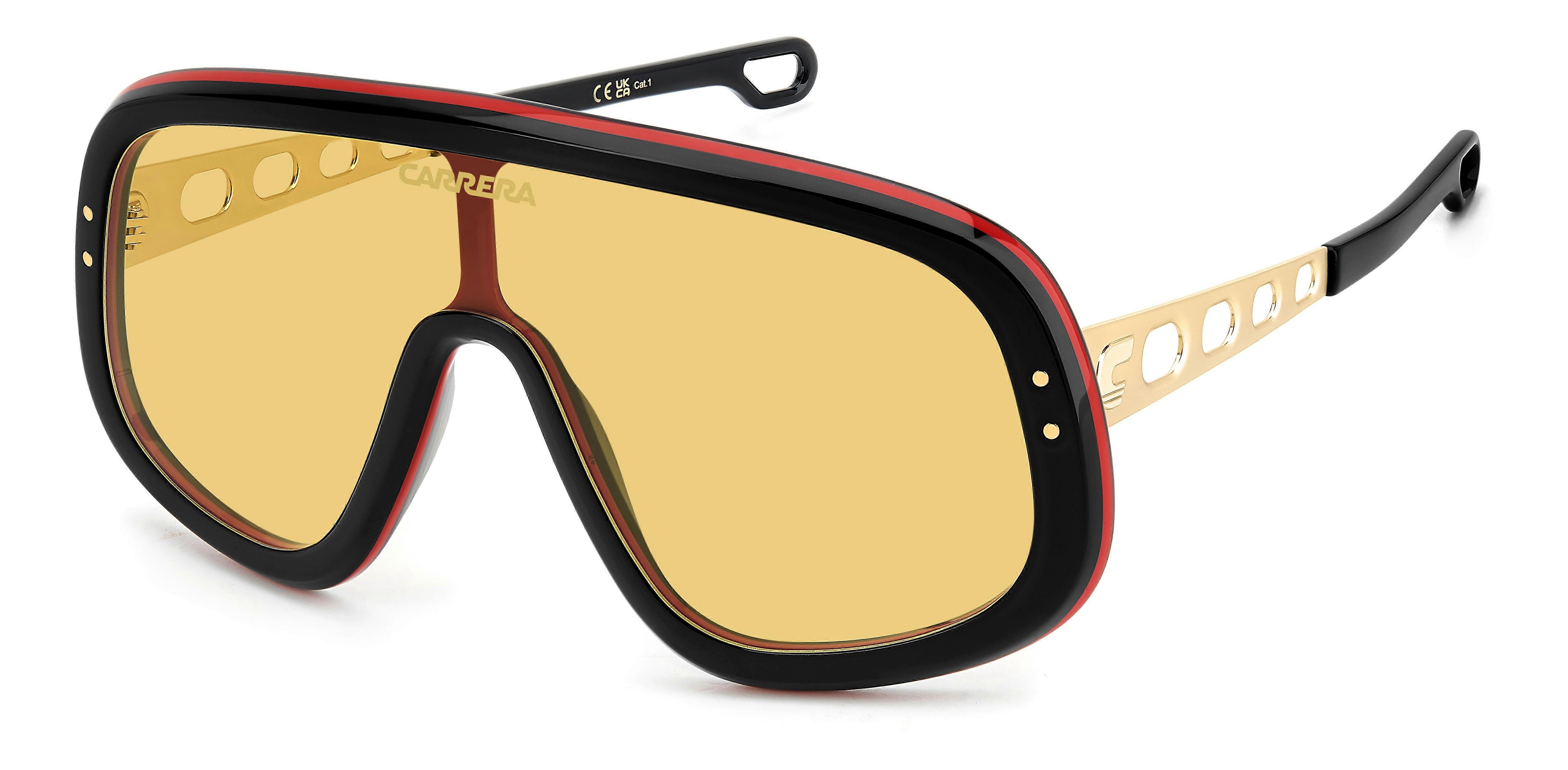 Sunglasses CARRERA FLAGLAB 17 OIT BLACK RED 99/1/140 MAN