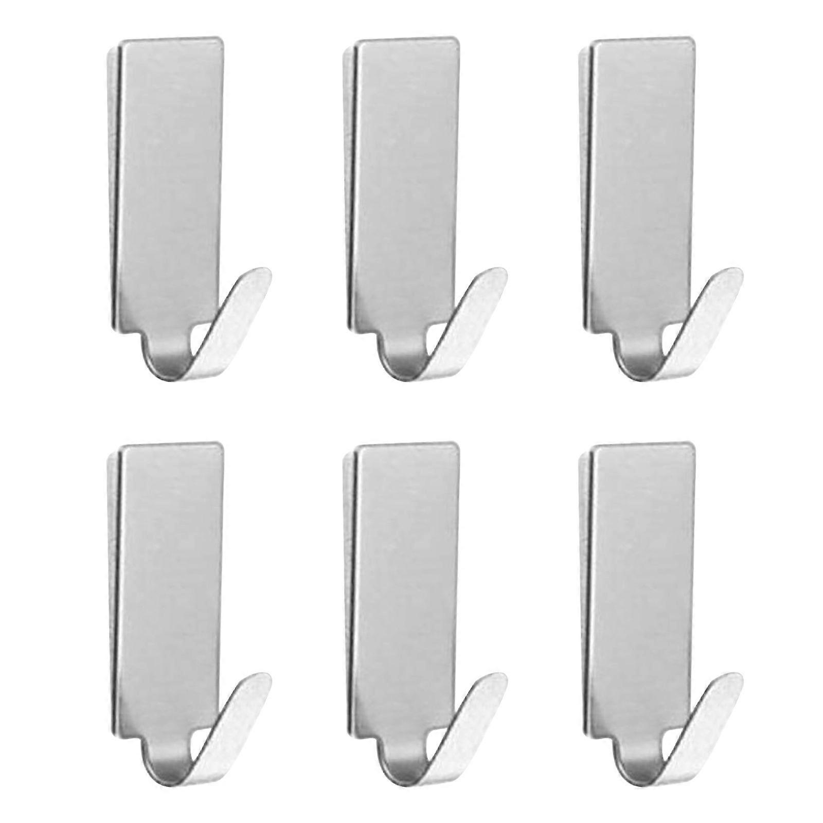 Self-Adhesive Stainless Steel Wall Hook, Key  Coat Hanger Rack