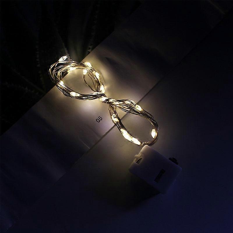 New Battery Included LED 1/2/3Meter Birthday Cake Decoration Party For Wedding Fairy Light Flashing Light String