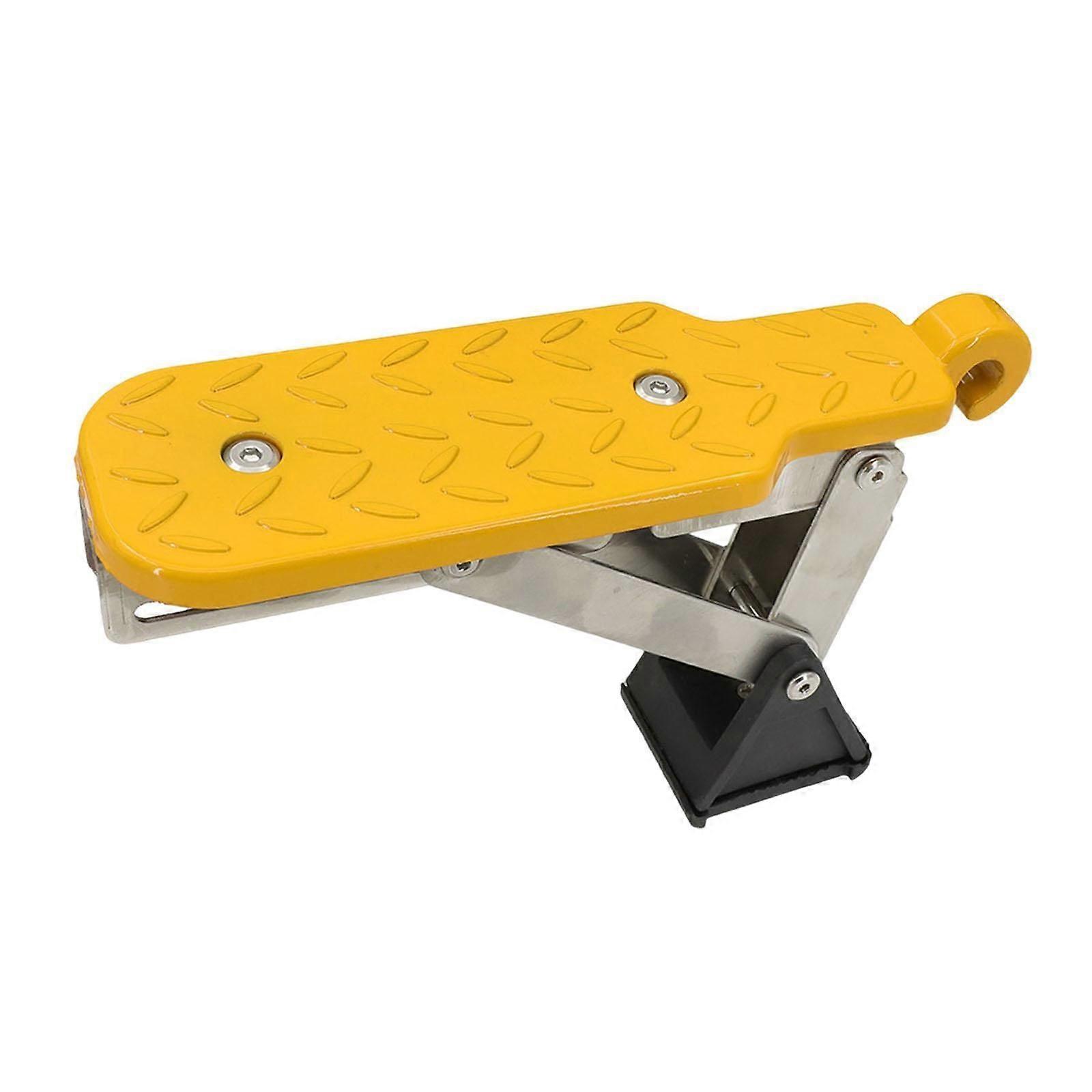 Generic Car Door Step Practical Easy to Install Both Feet Stand Pedal Ladder Orange
