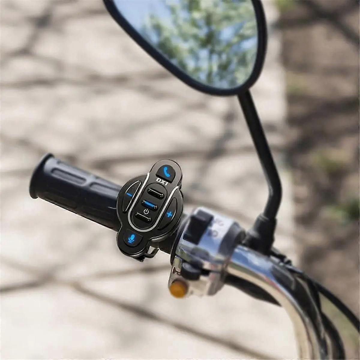 New DX1 Motorcycle Handle Bluetooth Controller Waterproof Motorcycle Wireless Bluetooth Headset Con