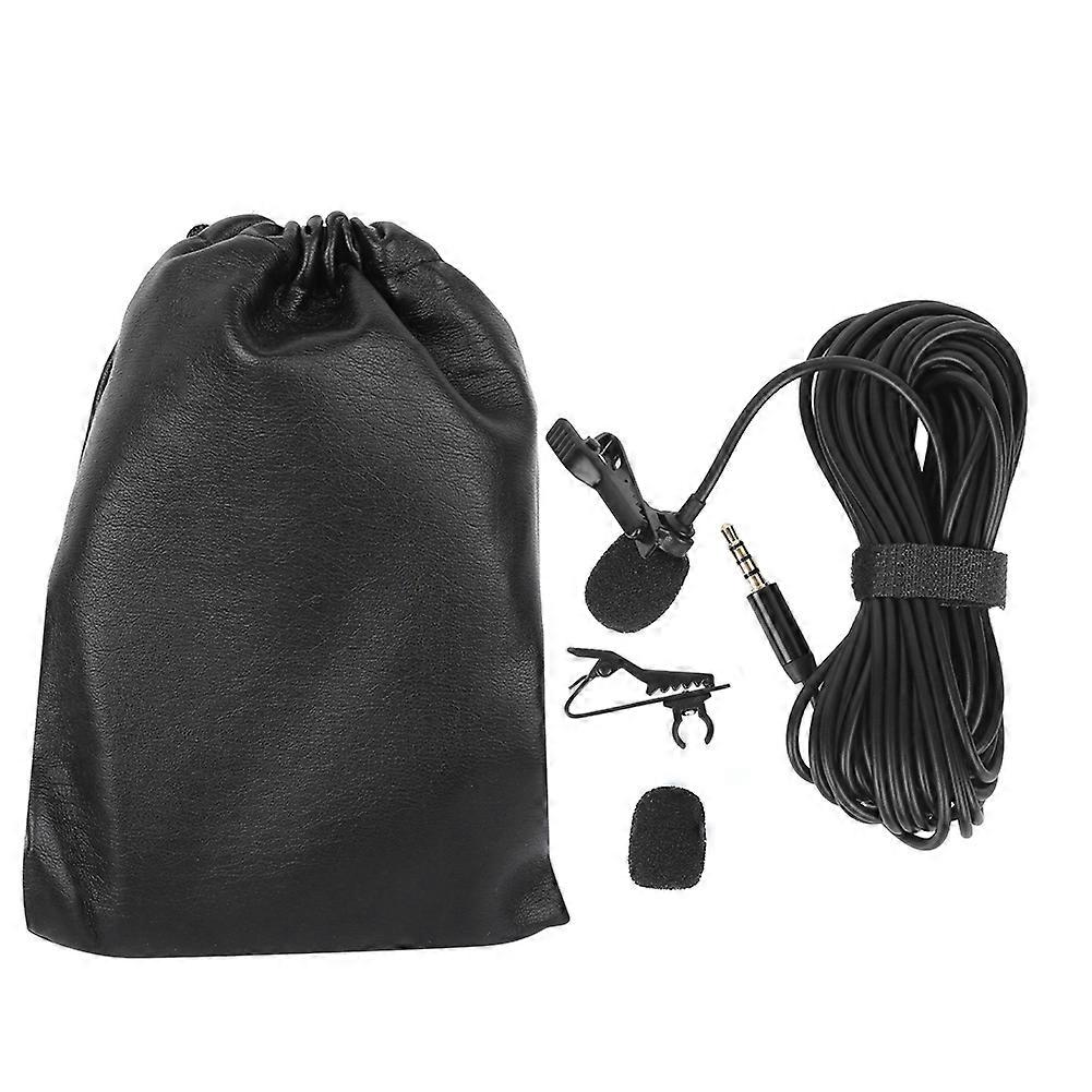 Universal Lavalier Clip-On Microphone for Interviews & Live Broadcasts - Clear o MIC