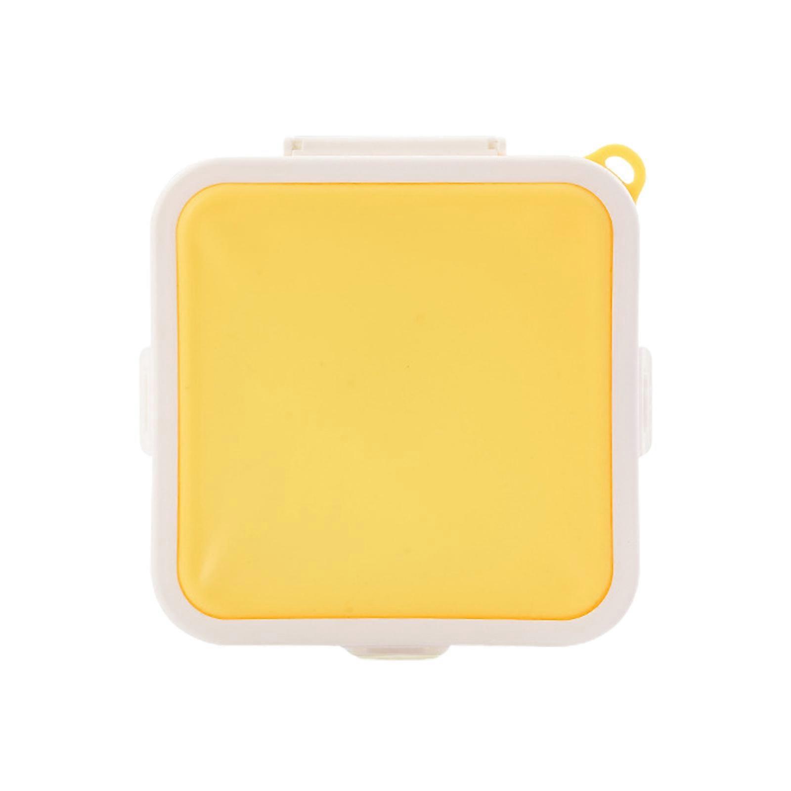 Sandwich Bread Fresh Storage Box Silicone Portable Takeaway Bento Box Heatable for Worker Student