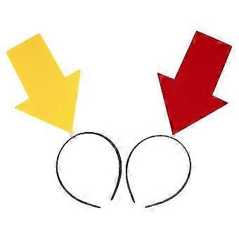 VICASKY 6pcs Arrowhead Headband Funny Party Hair Hoop For