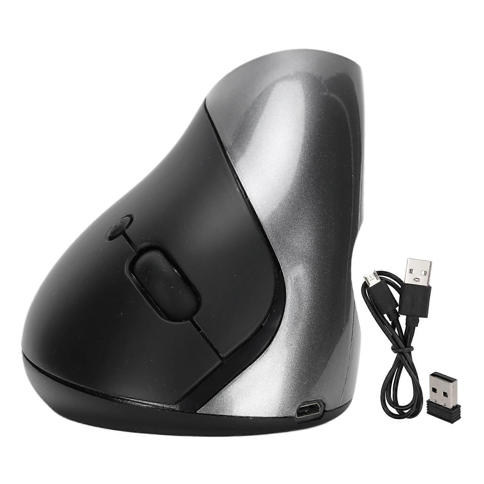 Ergonomic Wireless Mouse with Silent Operation and Adjustable DPI