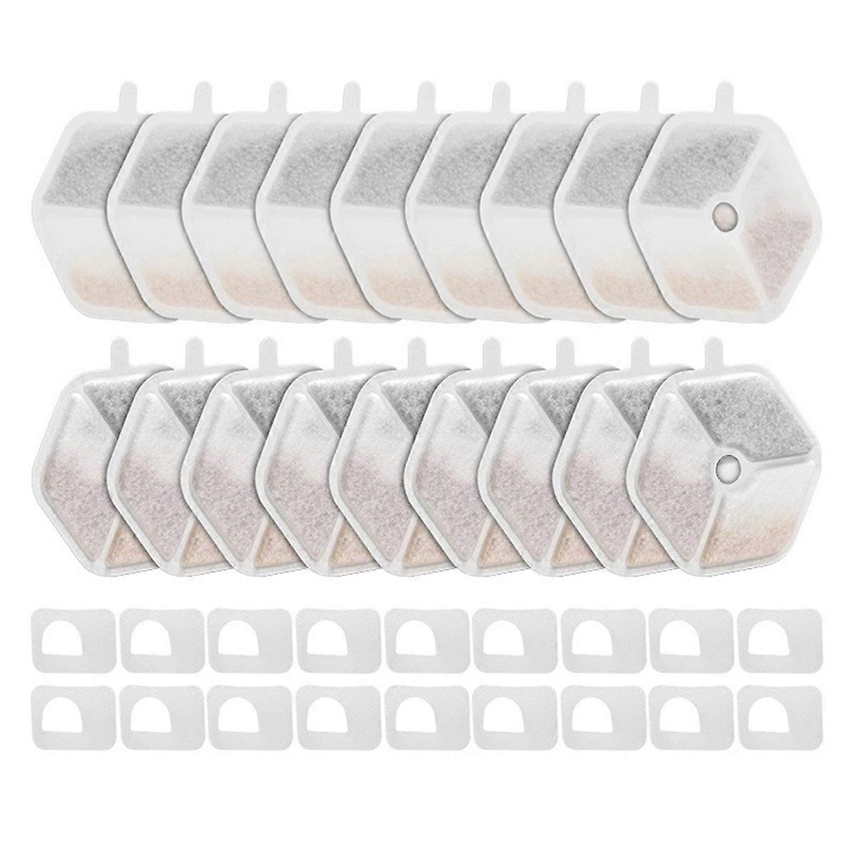 Filter&Sponges for Smartoo 152oz/4.5L Wireless Cat Water Fountain Quadruple Filtration Cat Fountain
