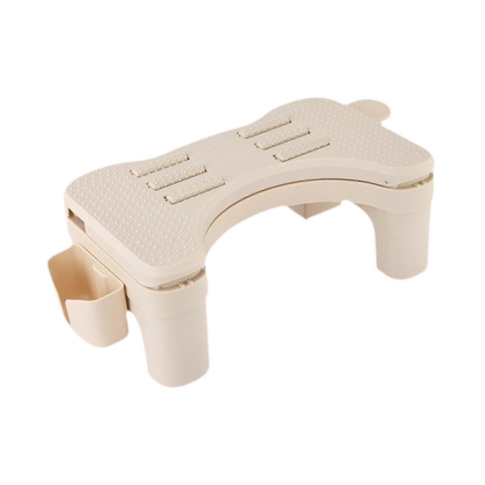 Toilettenhocker Tritthocker Badezimmer Fußhocker für Reisen unter Schreibtisch Erwachsene Seitenwände anpassen