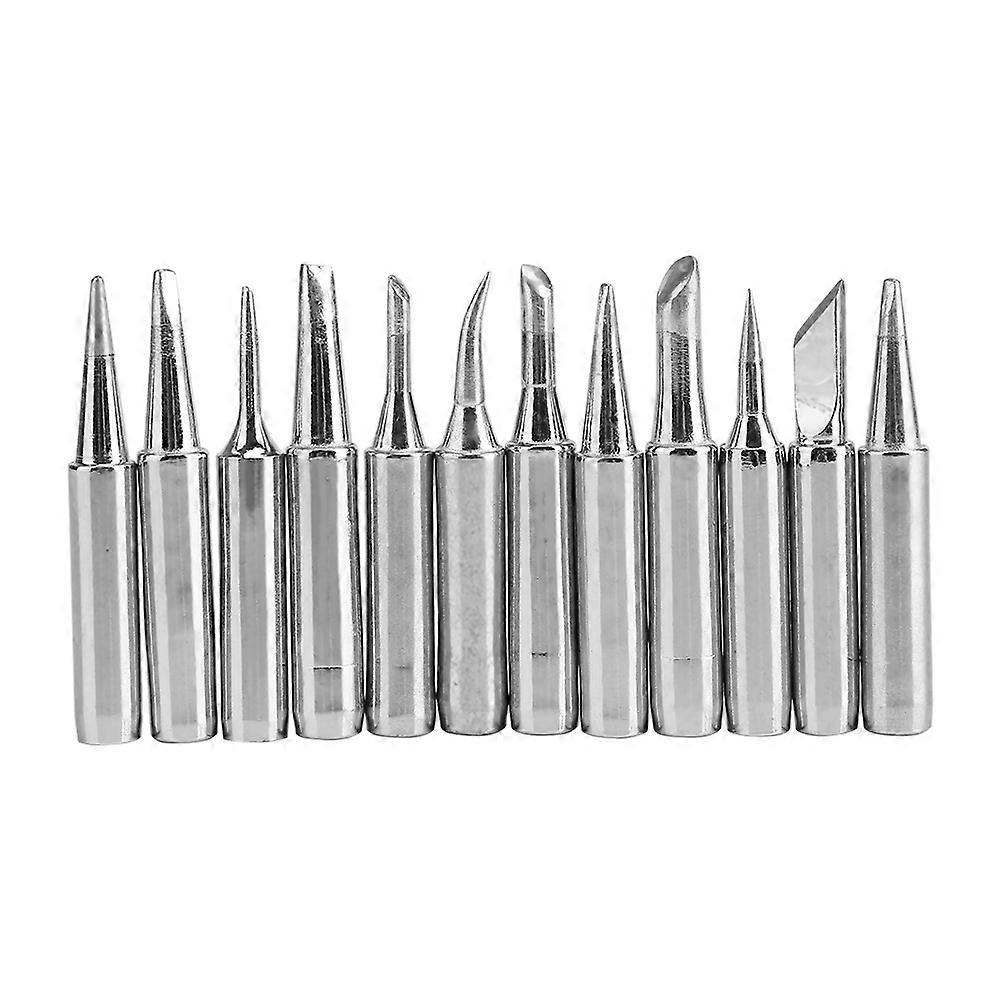 12Pcs Lead- Soldering Tip Solder Replacement Tips 900M-T Rework Station Tool