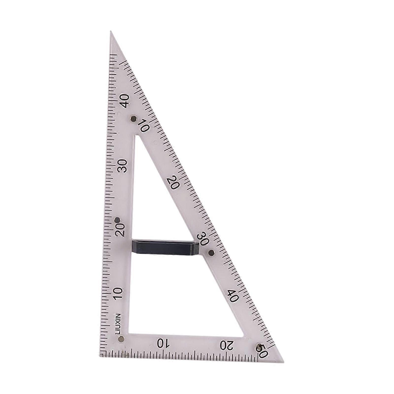 Large Geometry Math Ruler, Teaching Ruler, Reusable Geometry Tool for Blackboard