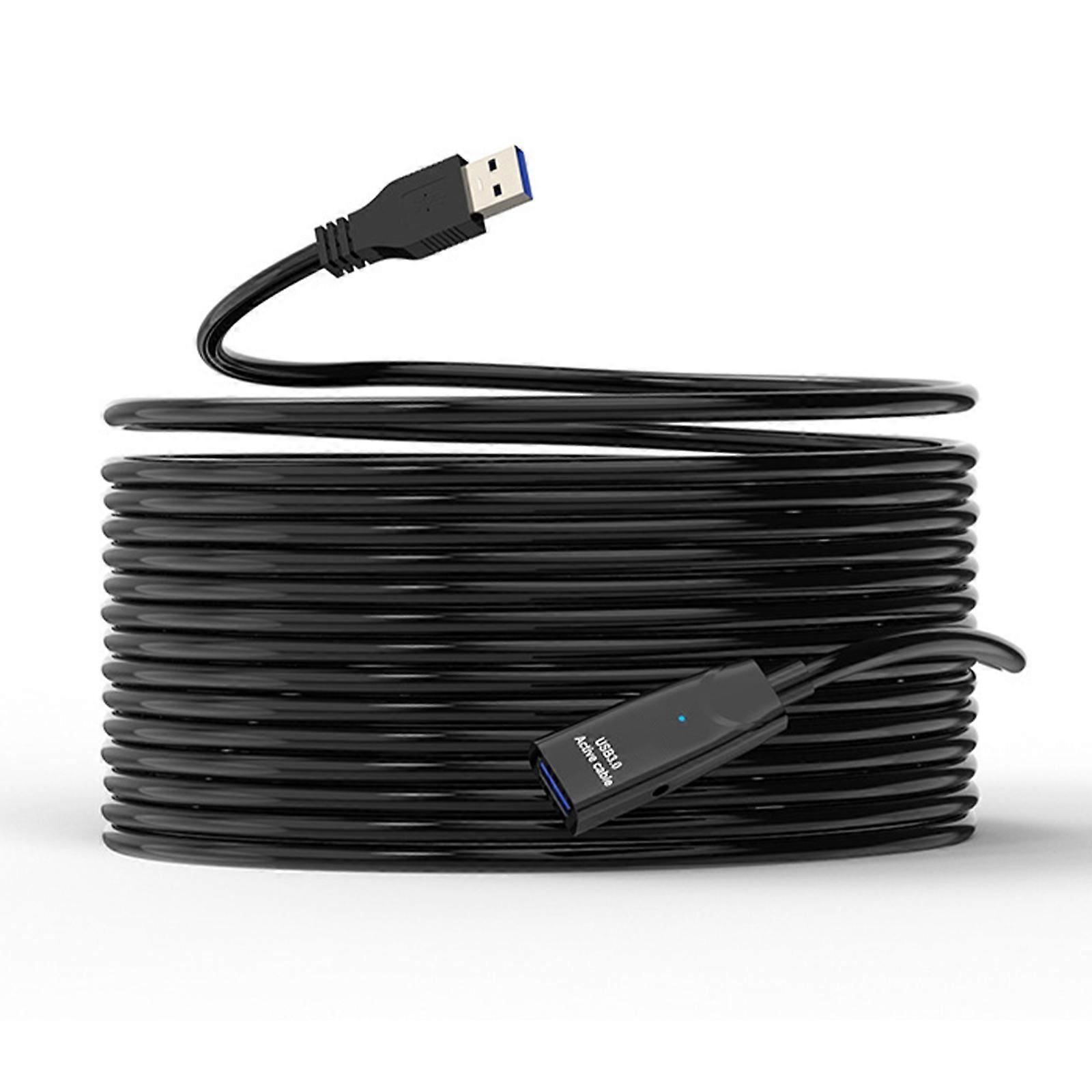 Reliable USB3.0 Male to Female Cable Data Cord with DC5V Power Interfaces for Extended Use Long Distances USB Cord