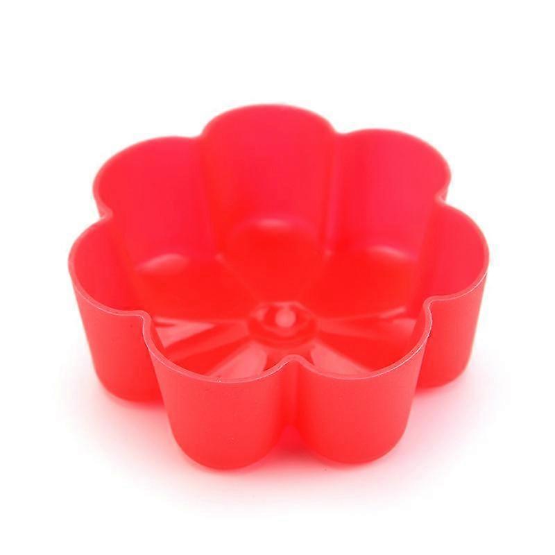 Căptușeli din silicon Cupcake Cupe de copt reutilizabile Antiaderente Ușor de curățat Foiserie Brioșe Flori