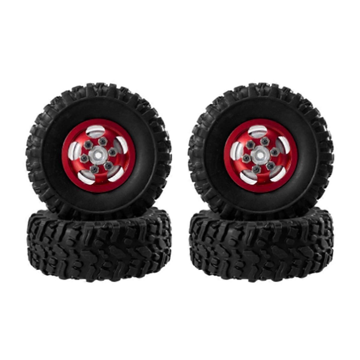 RC Car Wheel Hubs and Tires Set for MN MODEL 1/12 MN82 LC79 MN78