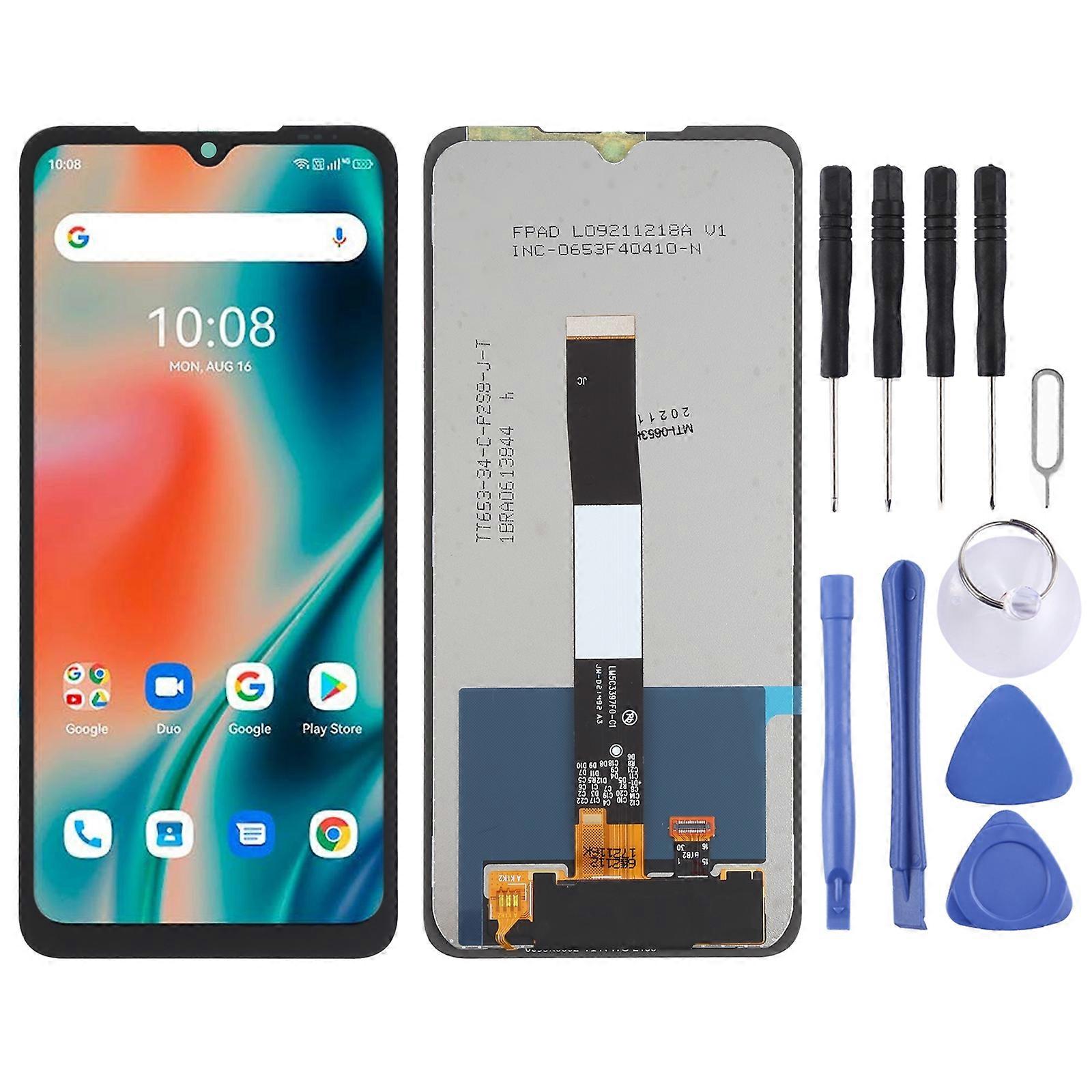 LCD-Bildschirm und Digitizer Full Assembly für Umidigi Bison X10 Pro (Schwarz)