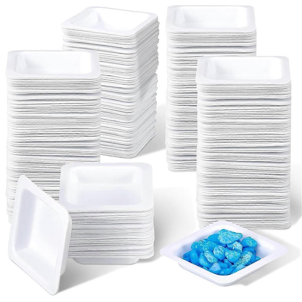 200 Pcs Weigh Boats Small 7 Ml Plastic Disposable Trays