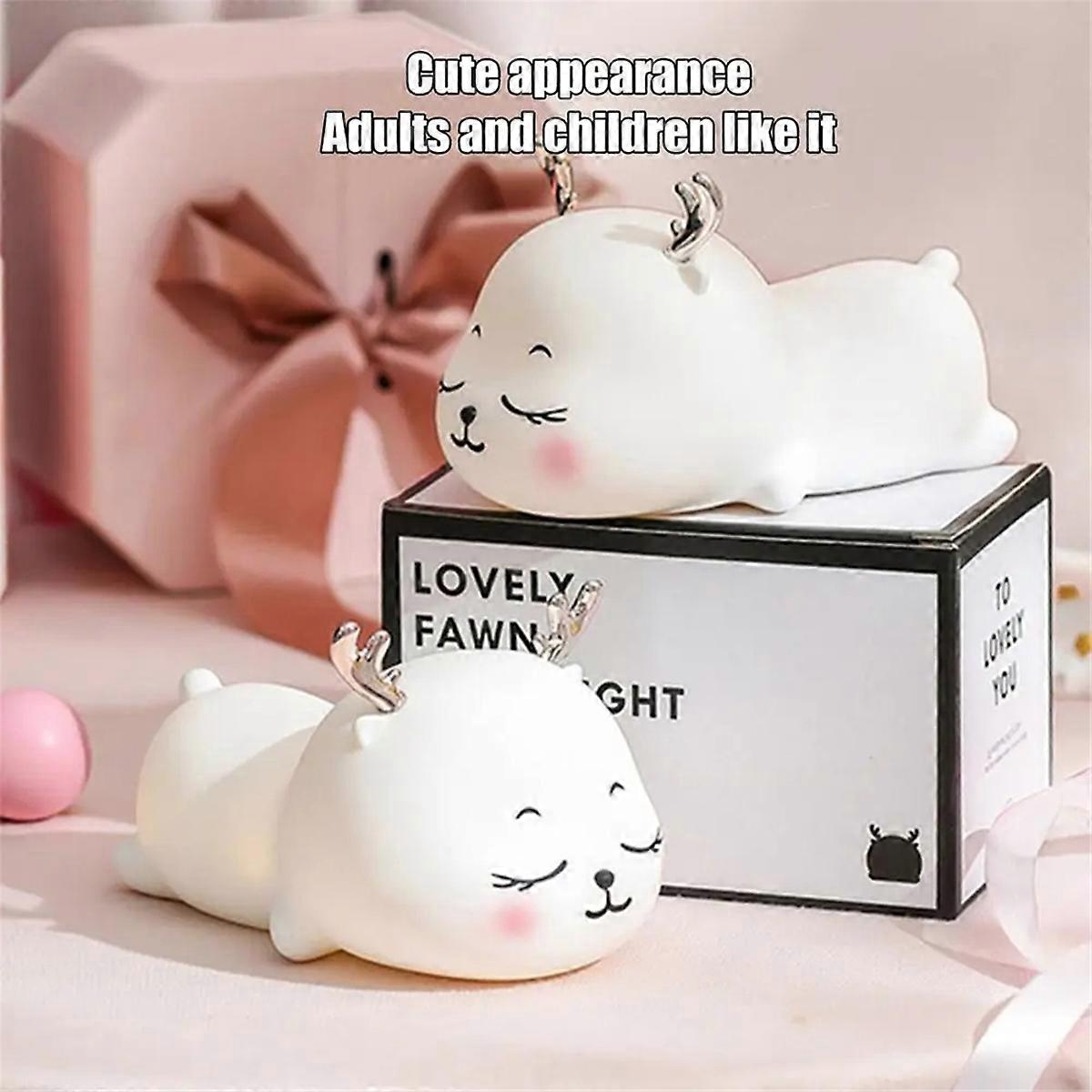 Veilleuse animal mignonne veilleuse lampe cerf colorée lampadaire