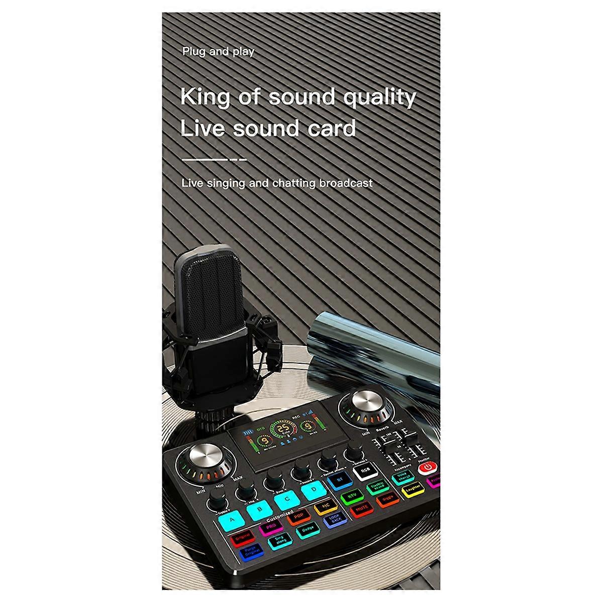 F668 Electronic Tone Sound Card Audio 48V Power Supply
