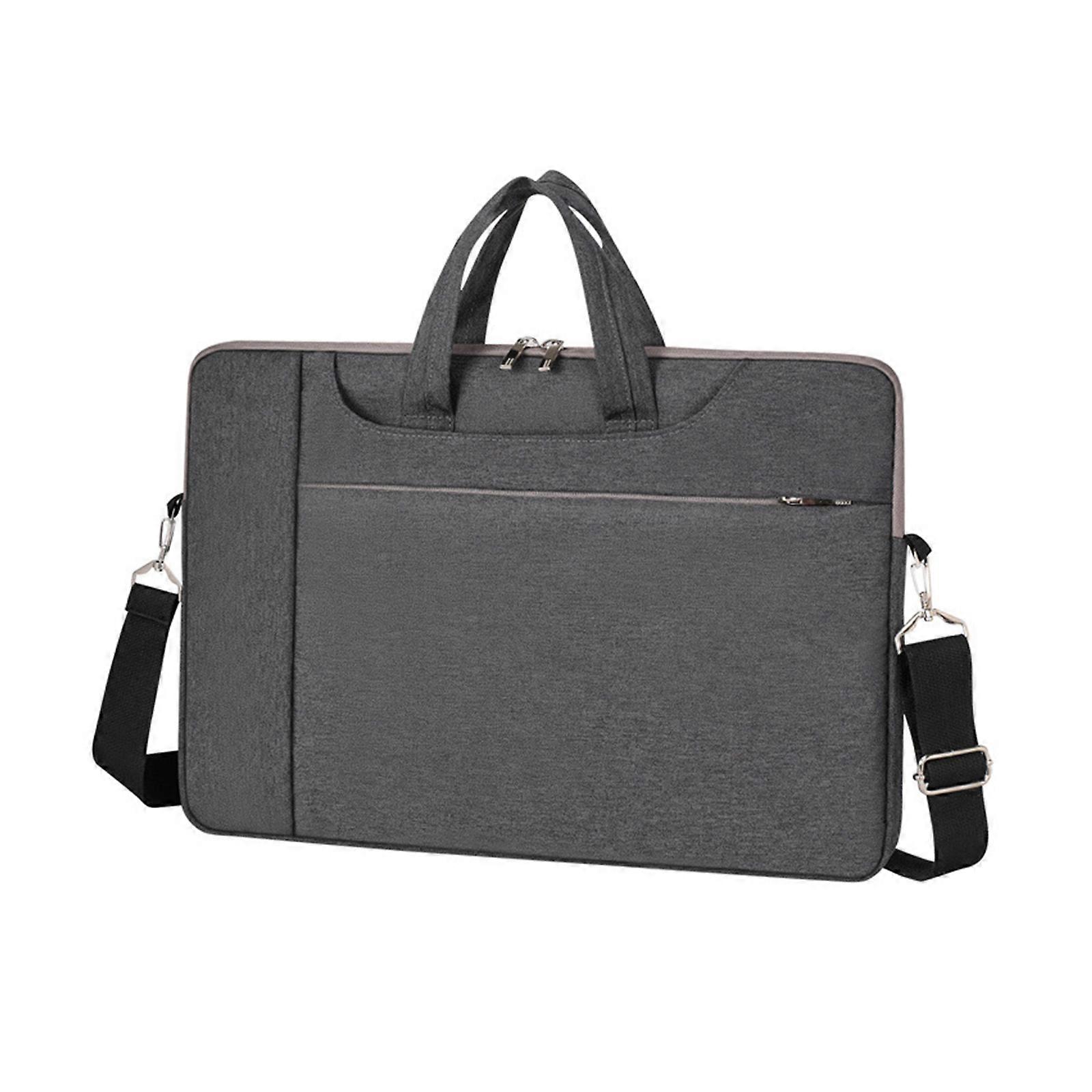 Bolsa de computador para laptop de 13-15,6 polegadas Notebook Maleta de transporte protetora universal Bolsas de negócios cinza 13 polegadas