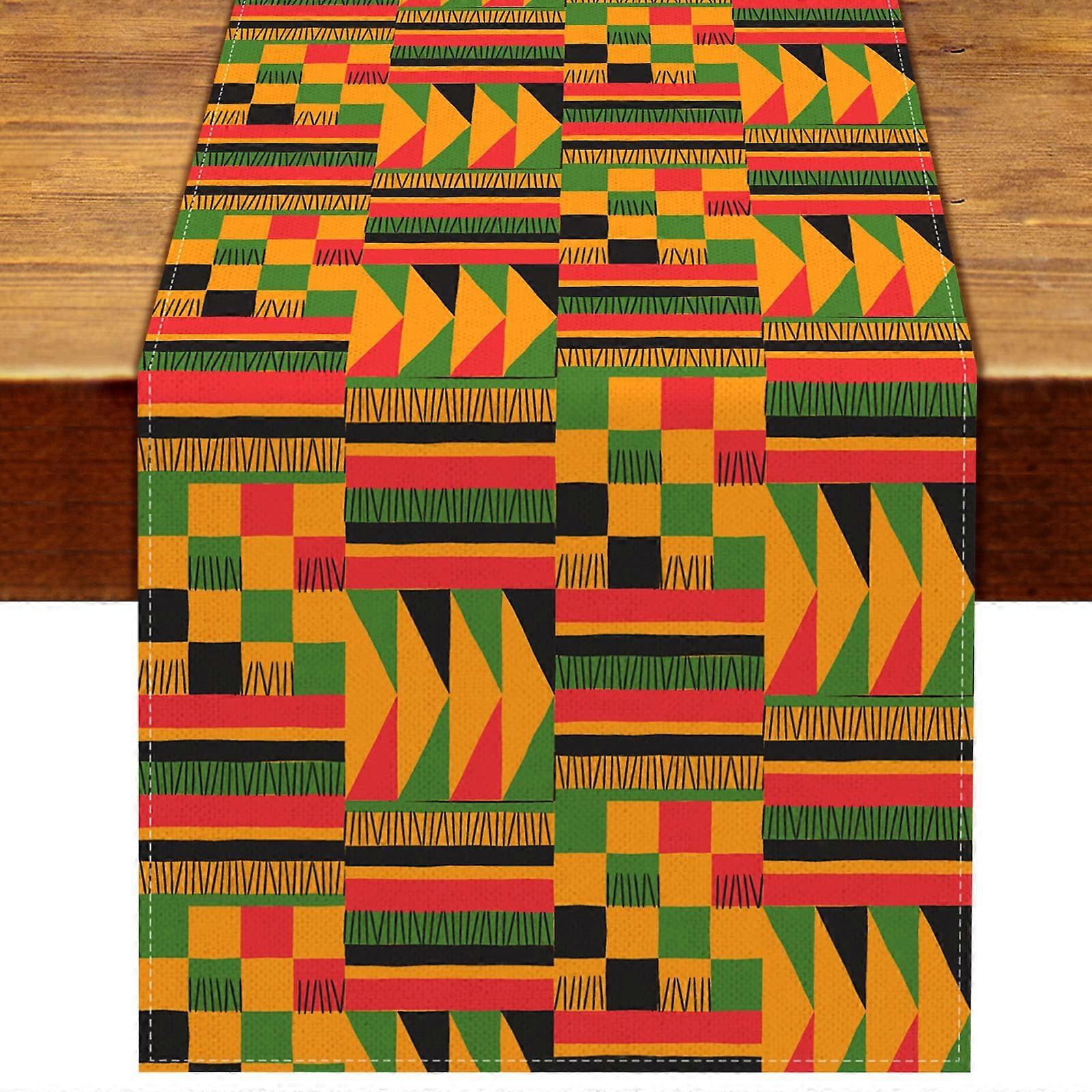 African Print Tablecloth For Kwanzaa Decor Black History Month Decor For Home Kitchen Dining Room