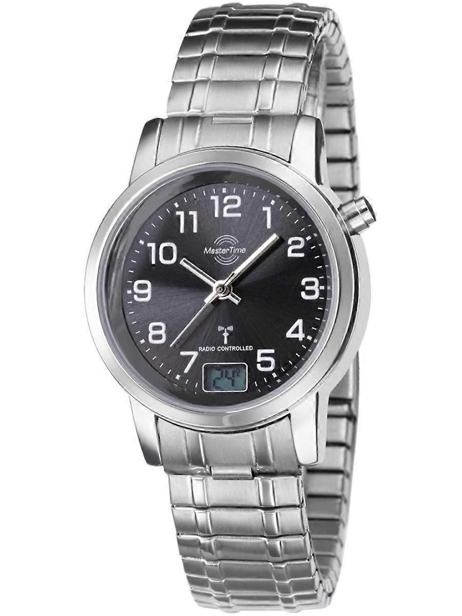 Master Time Silver Stainless Steel Funk Basic Series MTLA-10309-22M Reloj de mujer